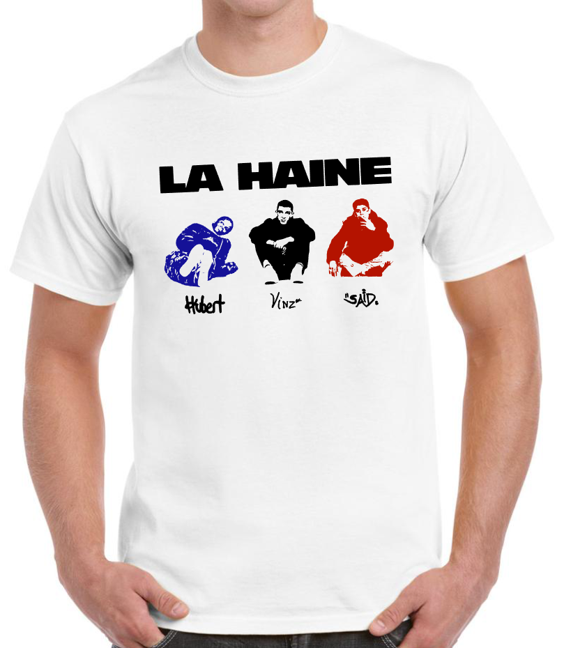 T-shirt LA HAINE, avec HUBERT, VINZ, et SAID