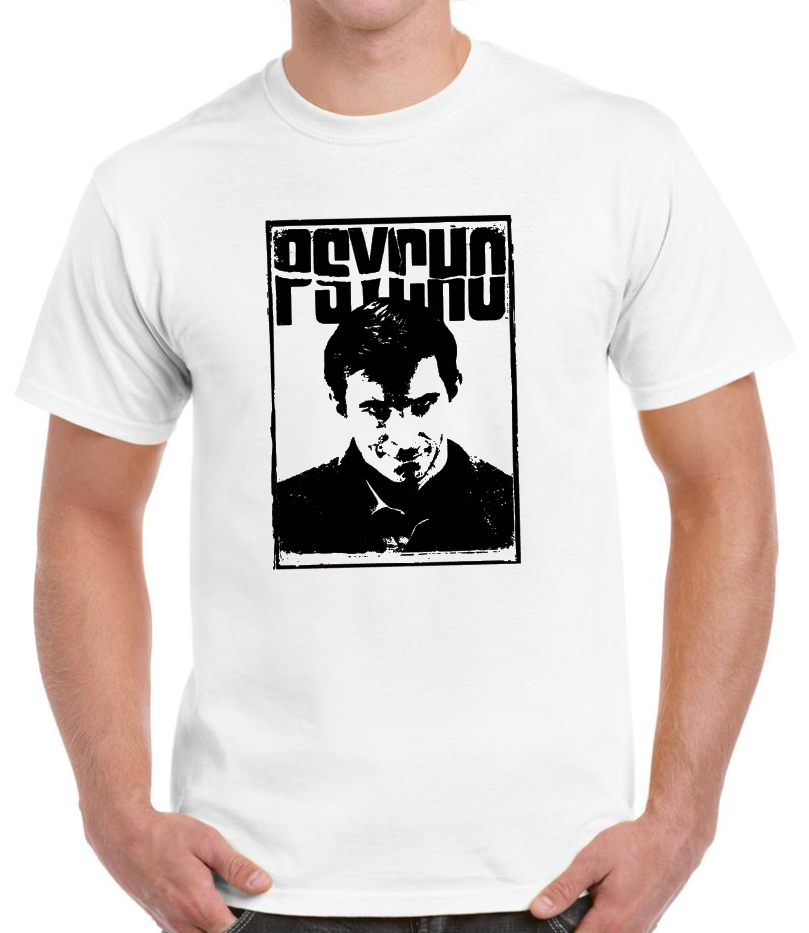 T-shirt avec PSYCHO, ALFRED HITCHCOCK