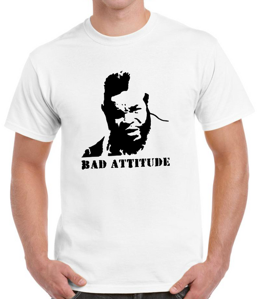 T-shirt Mister T, BAD ATTITUDE