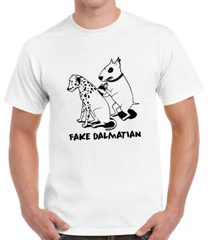 T-shirt with FAKE DALMATIAN