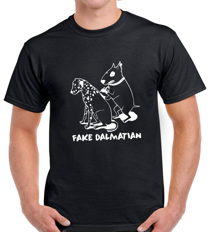 T-shirt with FAKE DALMATIAN