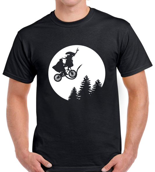 T-shirt with ALIEN E.T.