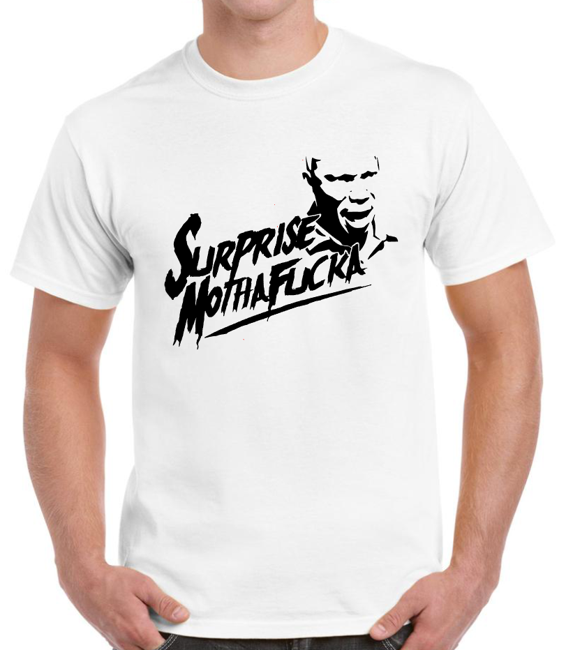 T-shirt with DEXTER, SUPRISE MOTHAFUCKA