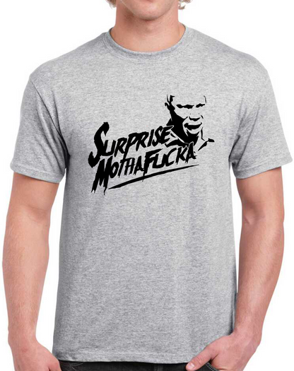 T-shirt with DEXTER, SUPRISE MOTHAFUCKA