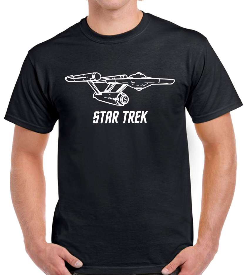 T-shirt  avec STAR SHIP ENTERPRISE STAR TREK