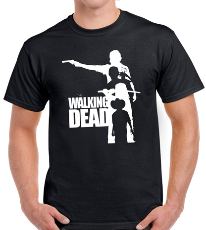 T-shirt  avec WALKING DEAD