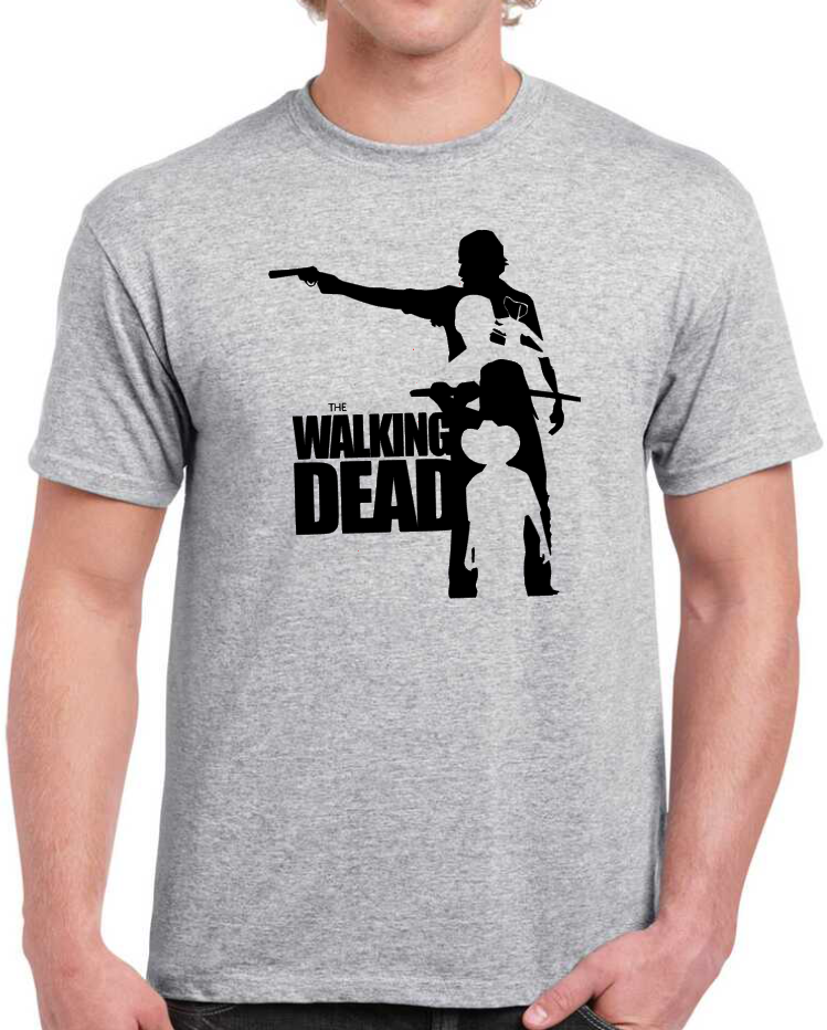 T-shirt  avec WALKING DEAD