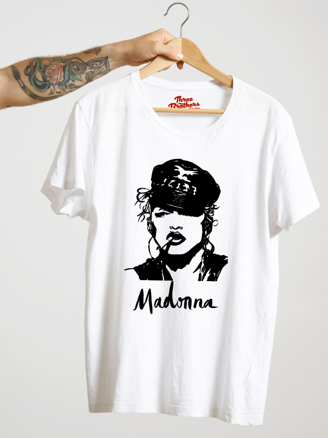 T-shirt  avec MADONNA