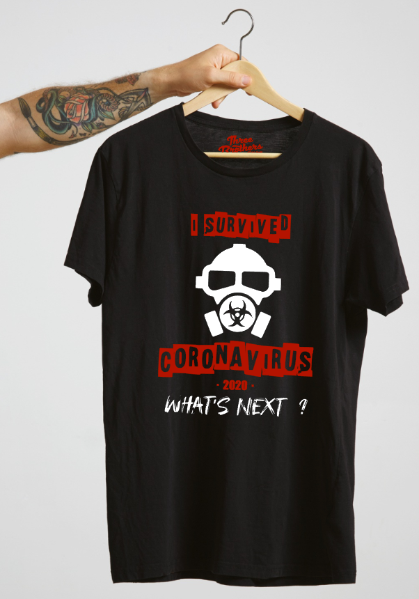 T-shirt with CORONAVIRUS