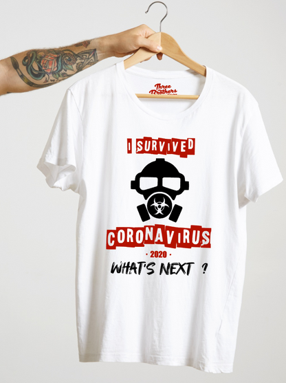 T-shirt with CORONAVIRUS