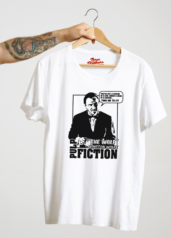 T-shirt  THE WOLF PULP FICTION