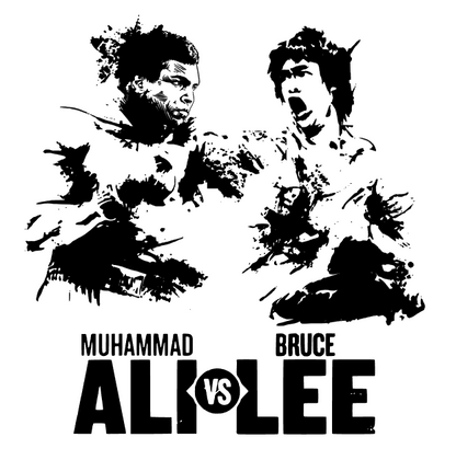T-shirt MUHAMMAD ALI VS BRUCE LEE