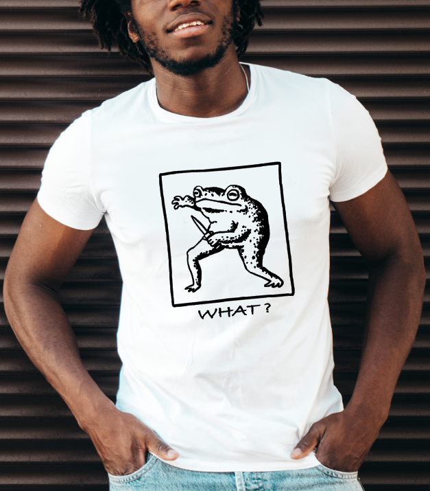 T-shirt Grenouille Frog What
