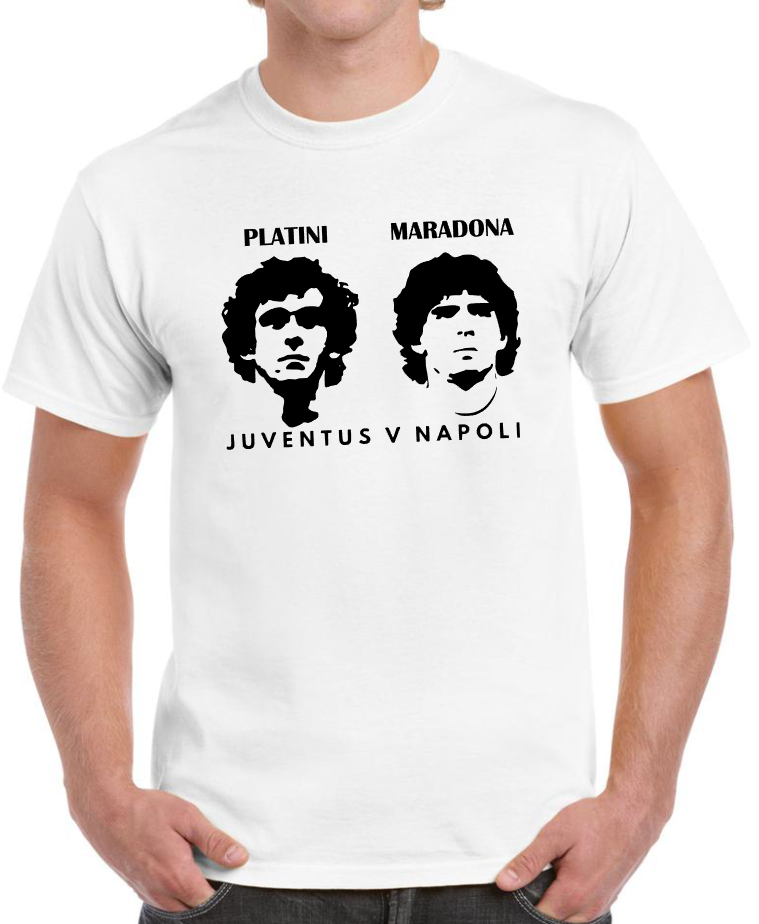 PLATINI ET MARADONA, JUVENTUS VS NAPOLI CALCIO