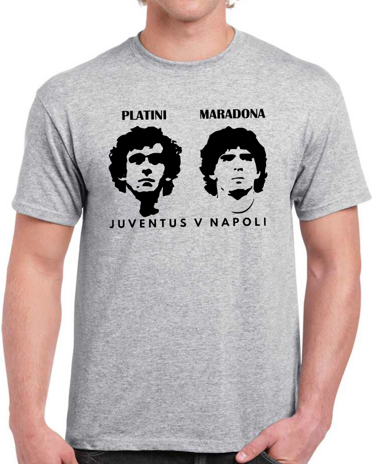 PLATINI ET MARADONA, JUVENTUS VS NAPOLI