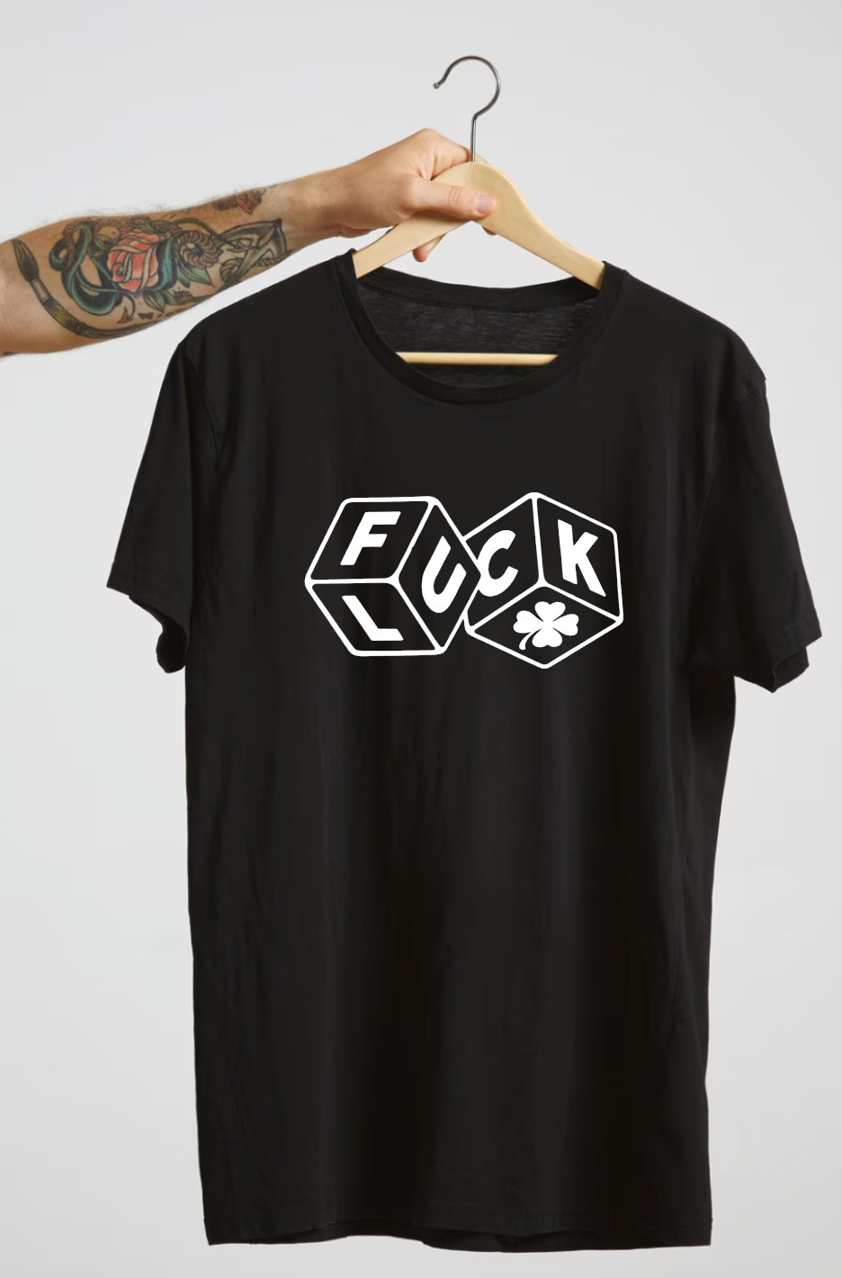 T-SHIRt FUCK LUCK DICE
