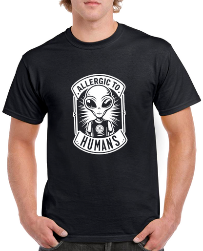 T-shirt ALIEN, ALLERGIC TO HUMANS