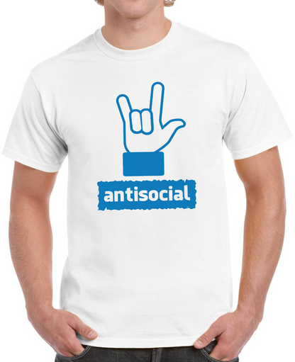 T-shirt Antisocial reseaux sociaux