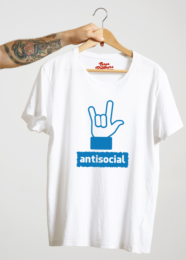 T-shirt Antisocial reseaux sociaux