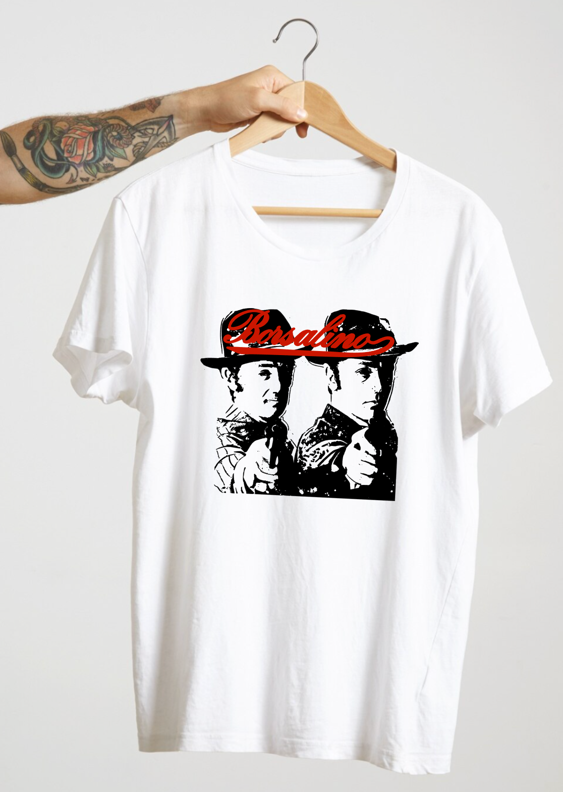 T-shirt_JEAN_PAUL_BELMONDO_ALAIN_DELON_BORSALINO