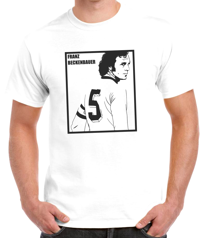 T-shirt  avec FRANZ BECKENBAUER DER KAISER