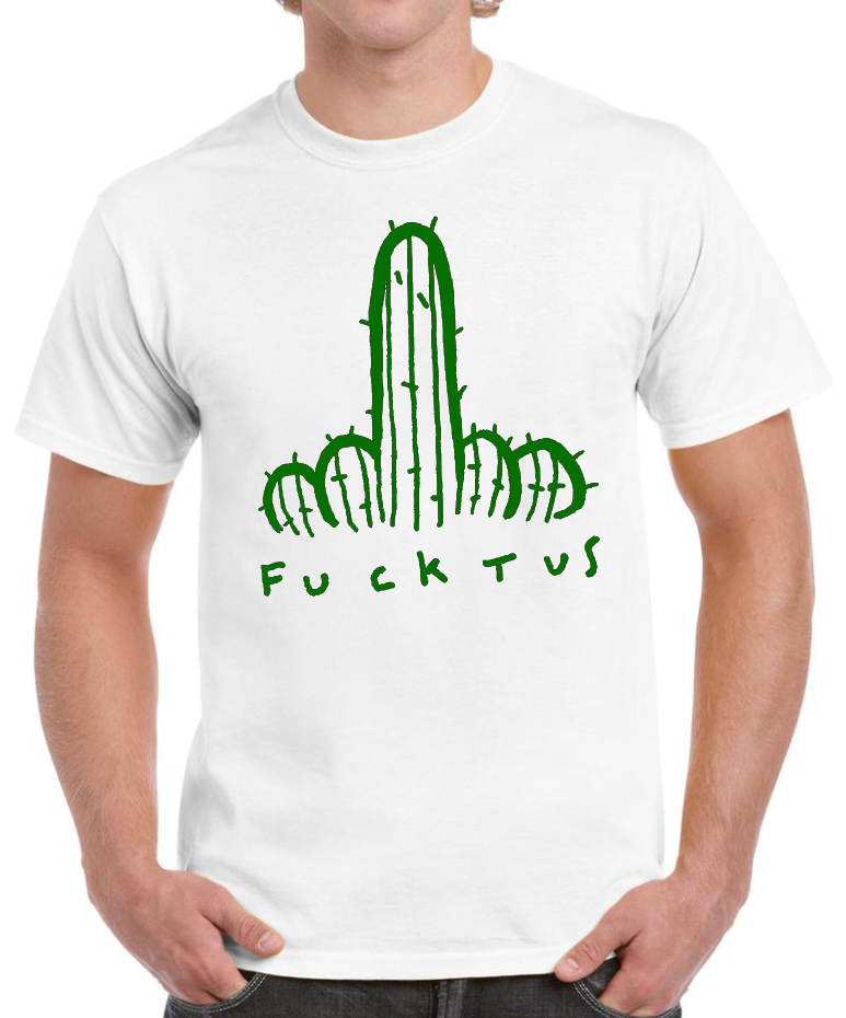 T-shirt avec FUCKTUS CACTUS