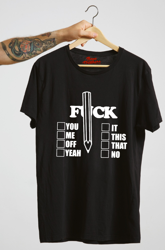 T-shirt FUCK Options