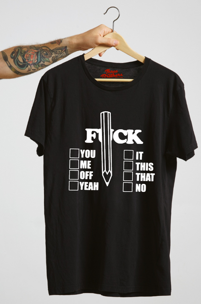 T-shirt FUCK Options