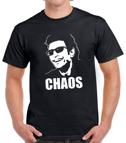 T-shirt  avec IAN MALCOLM, JURASSIC PARK, CHAOS