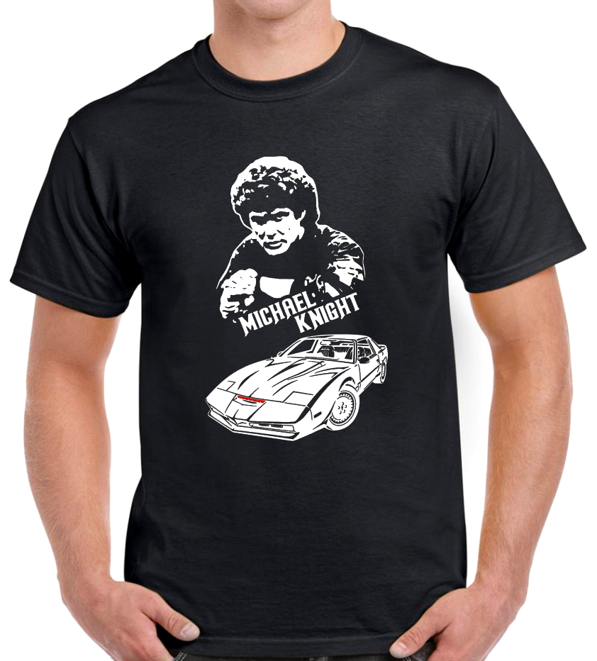 T-shirt  avec K 2000 KNIGHT RIDER DAVID HASSELHOFF