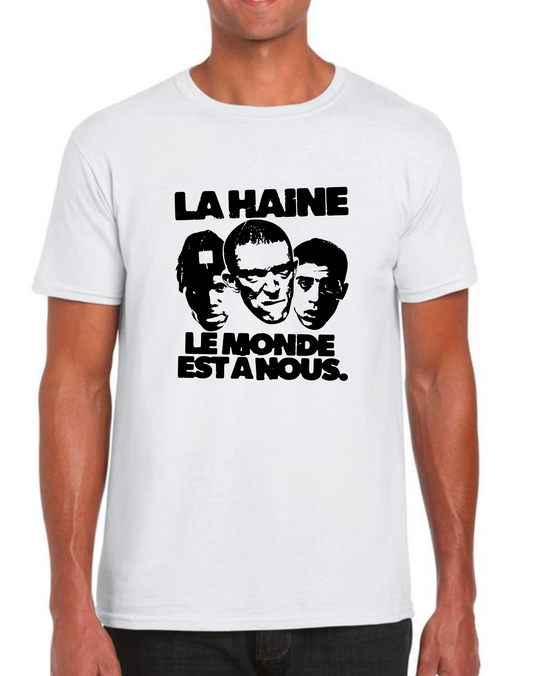 T-shirt LA HAINE, LE MONDE EST À NOUS