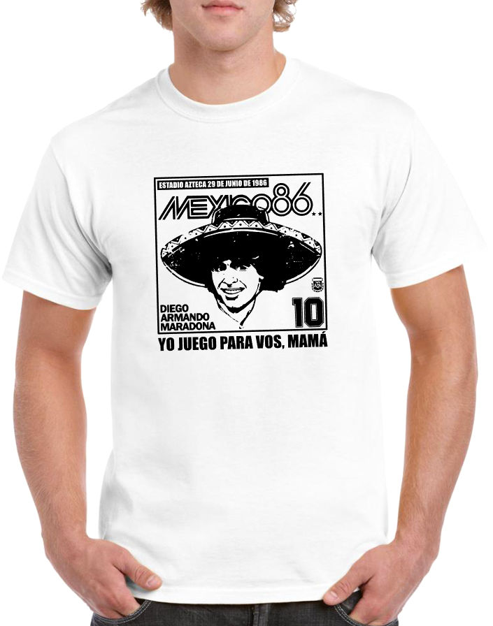 T-shirt MARADONA Mexico 1986