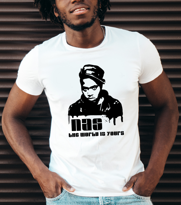 T-shirt NAS THE WORLD IS YOURS