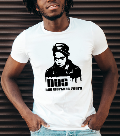T-shirt NAS THE WORLD IS YOURS