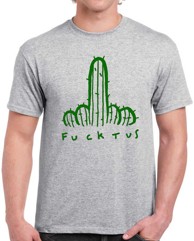 T-shirt avec FUCKTUS CACTUS