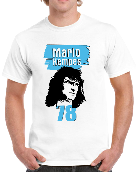 T-shirt avec MARIO KEMPES 1978