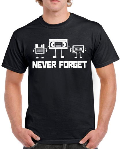 T-shirt never forget disc