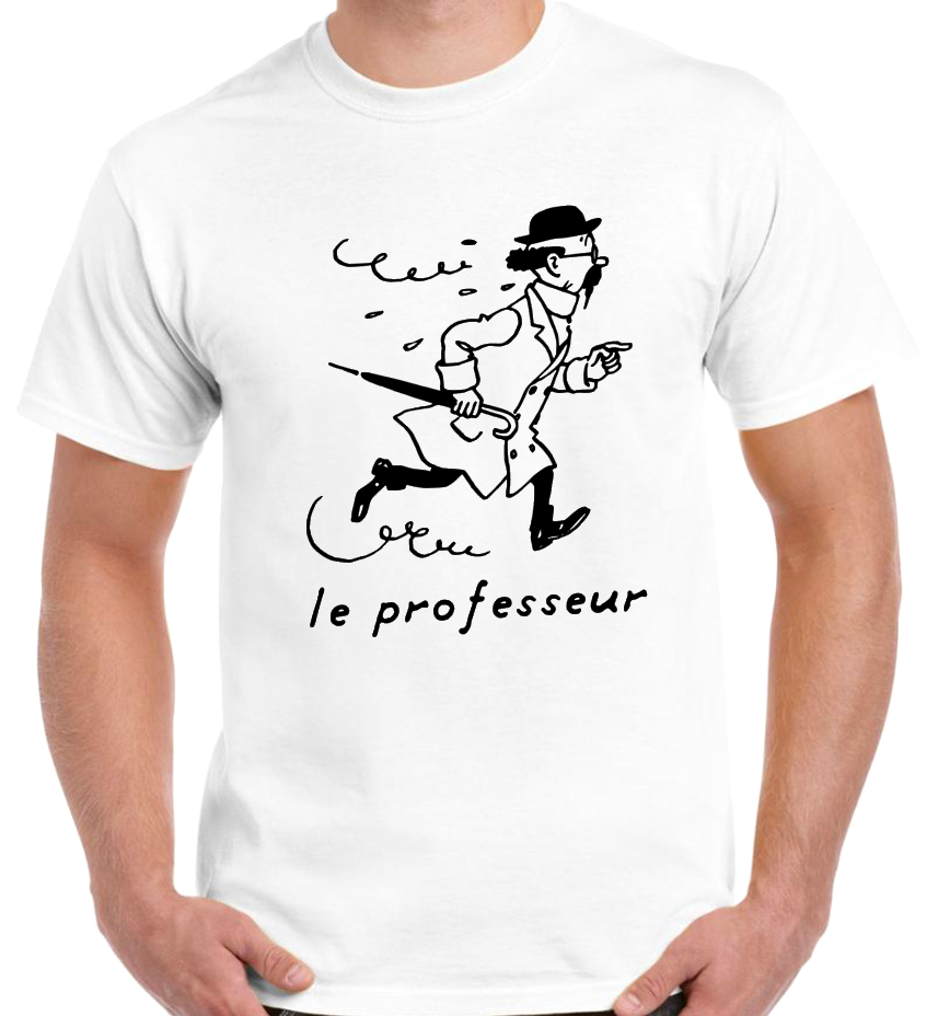 T-shirt tintin le professeur