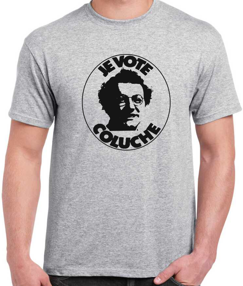 T-shirt Je vote Coluche