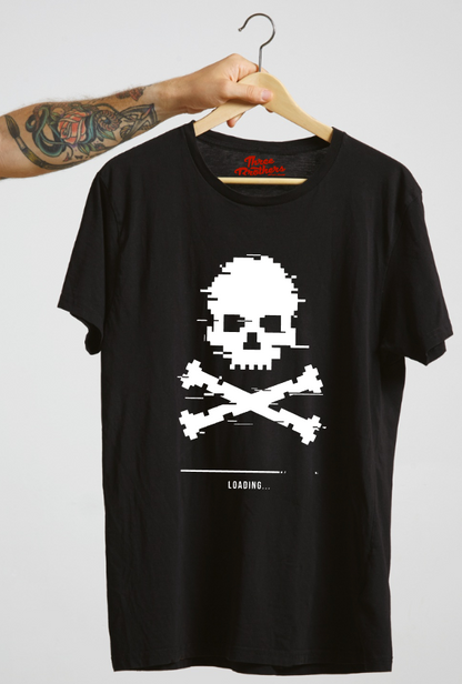 Tee shirt loading skull chargement