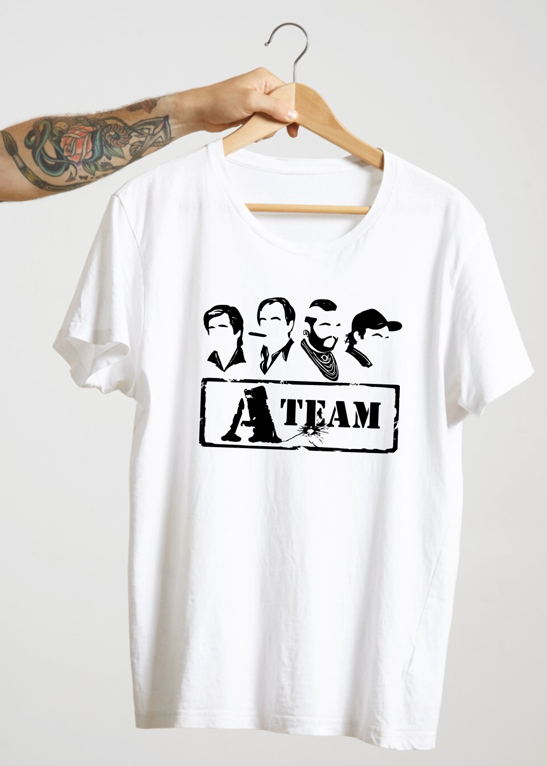 T-shirt A TEAM l'equipe tout risque