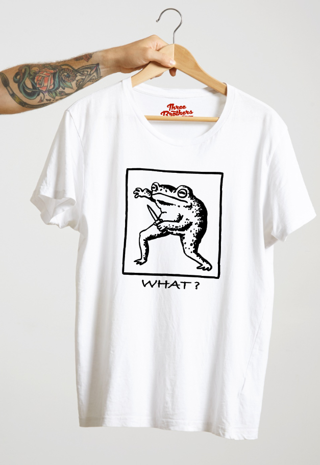 T-shirt Grenouille Frog What