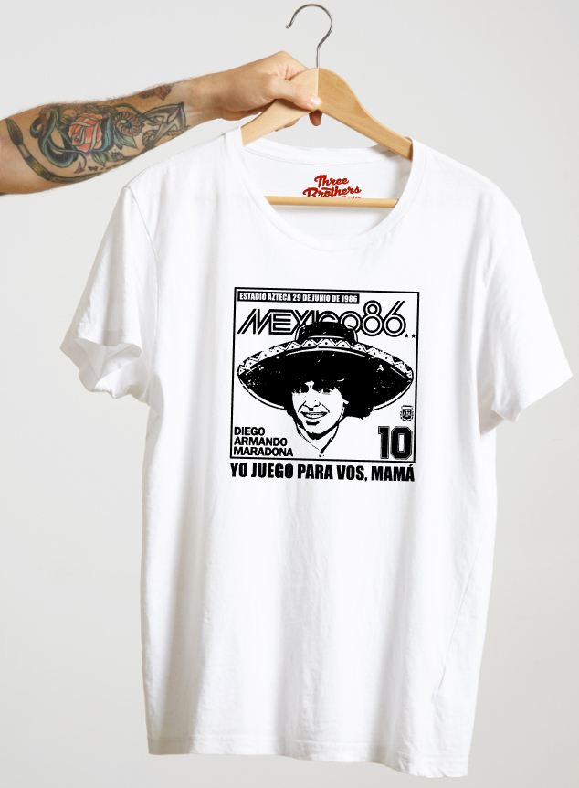 T-shirt MARADONA Mexico 1986