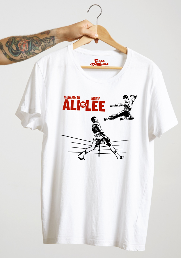 T-shirt MUHAMMAD ALI VS BRUCE LEE