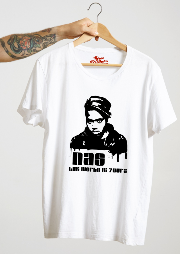 T-shirt NAS THE WORLD IS YOURS