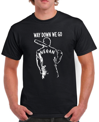 T-shirt  NEGAN, WAY DOWN WE GO WALKING DEAD