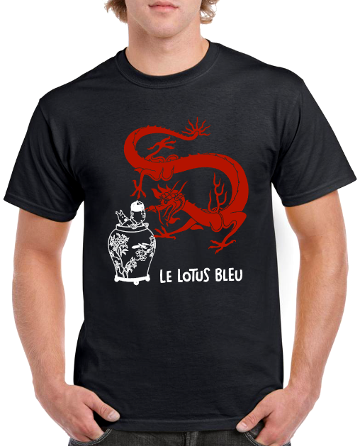 T-shirt TINTIN, LE LOTUS BLEU