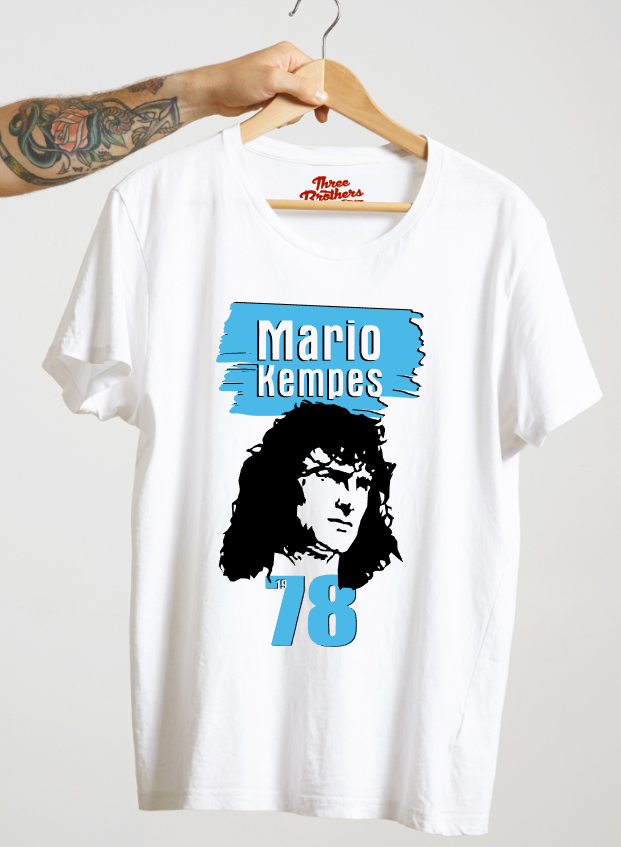 T-shirt avec MARIO KEMPES 1978