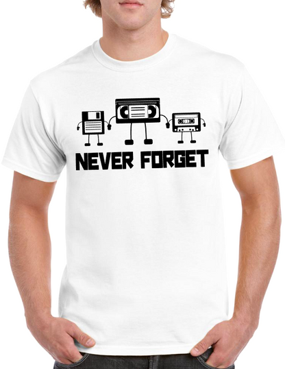 T-shirt never forget disc
