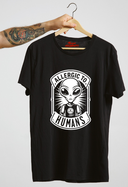 T-shirt ALIEN, ALLERGIC TO HUMANS
